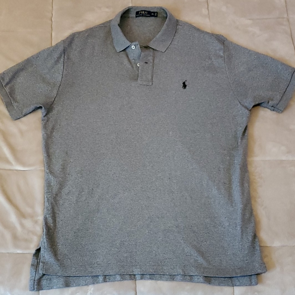 Polo Ralph Lauren men's xl heather gray polo